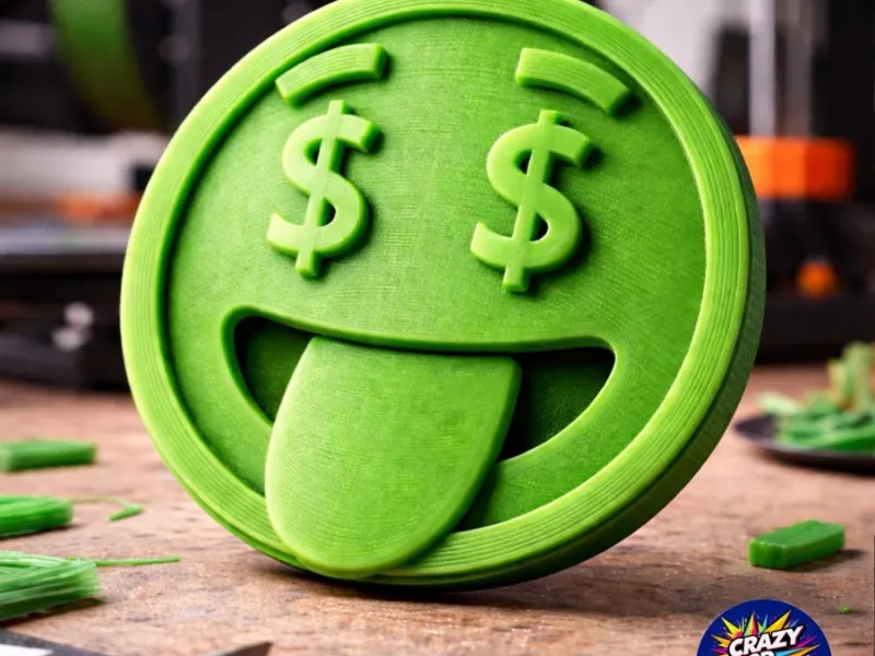 Money eyes emoji coin
