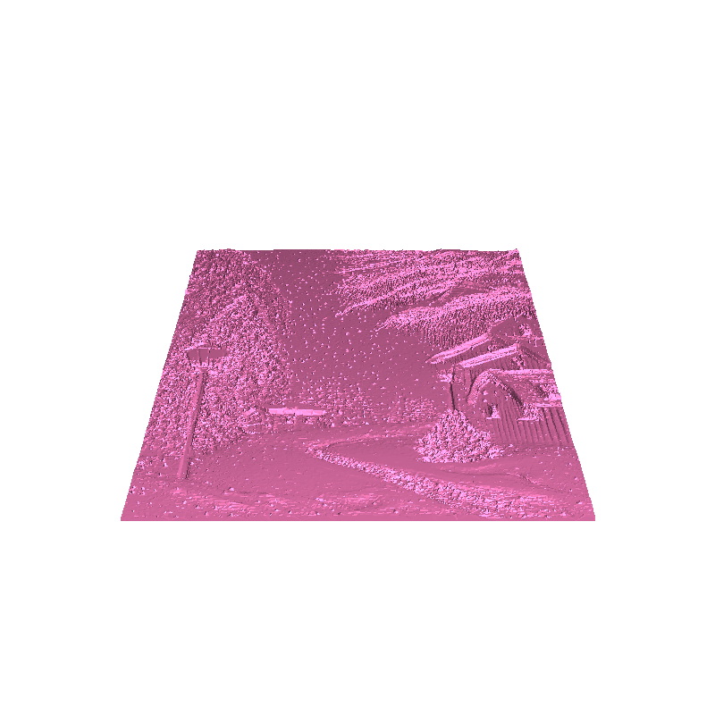 Hueforge Winter Scene