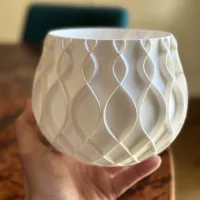 Plant Pot "Bellvere" | Planter + Drain Tray STL to 3D print-2