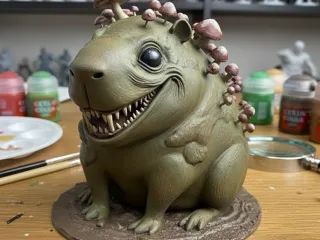 Capibara Maldita: El Guardián de los Hongos