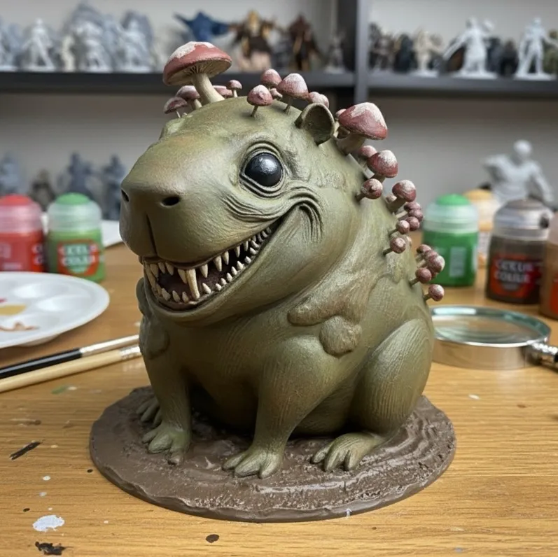Capibara Maldita: El Guardián de los Hongos