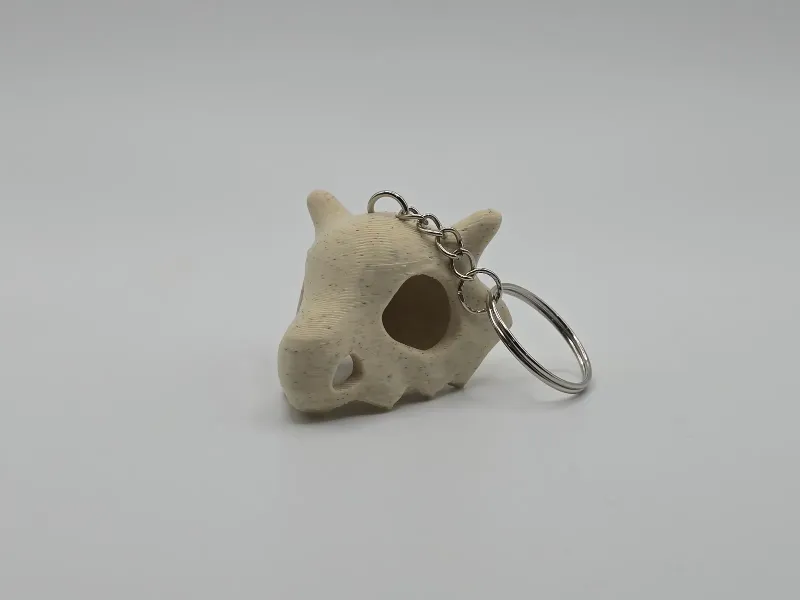 Cubone Pokemon Skull Keychain (Remix)