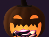 Pumpkin lantern candy box-2