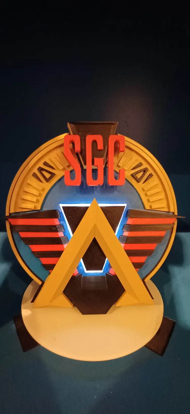 dessous de verre en relief Stargate SGC-1