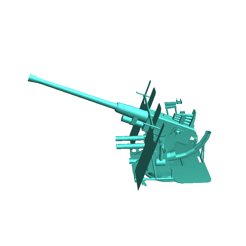 Bofors 40 mm L60 AA anti-air canon (1) - miniatures warhamme