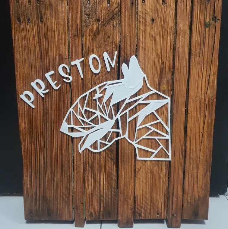 2d wall Bull Terrier