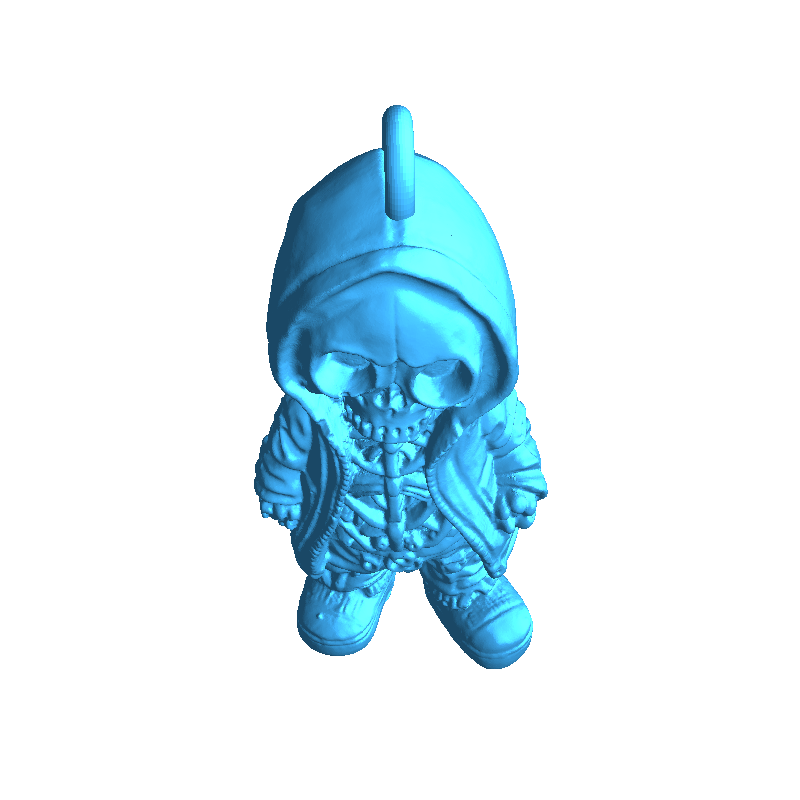 Skeleton Hoodie Keychain - Lifestyle - PLA - 3D printed product - фото 17