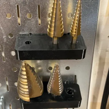 Stepper Drillbit Pegboard Holder-1