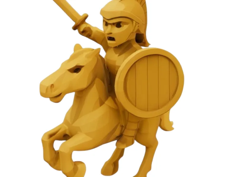Peasant Woman on Horse 