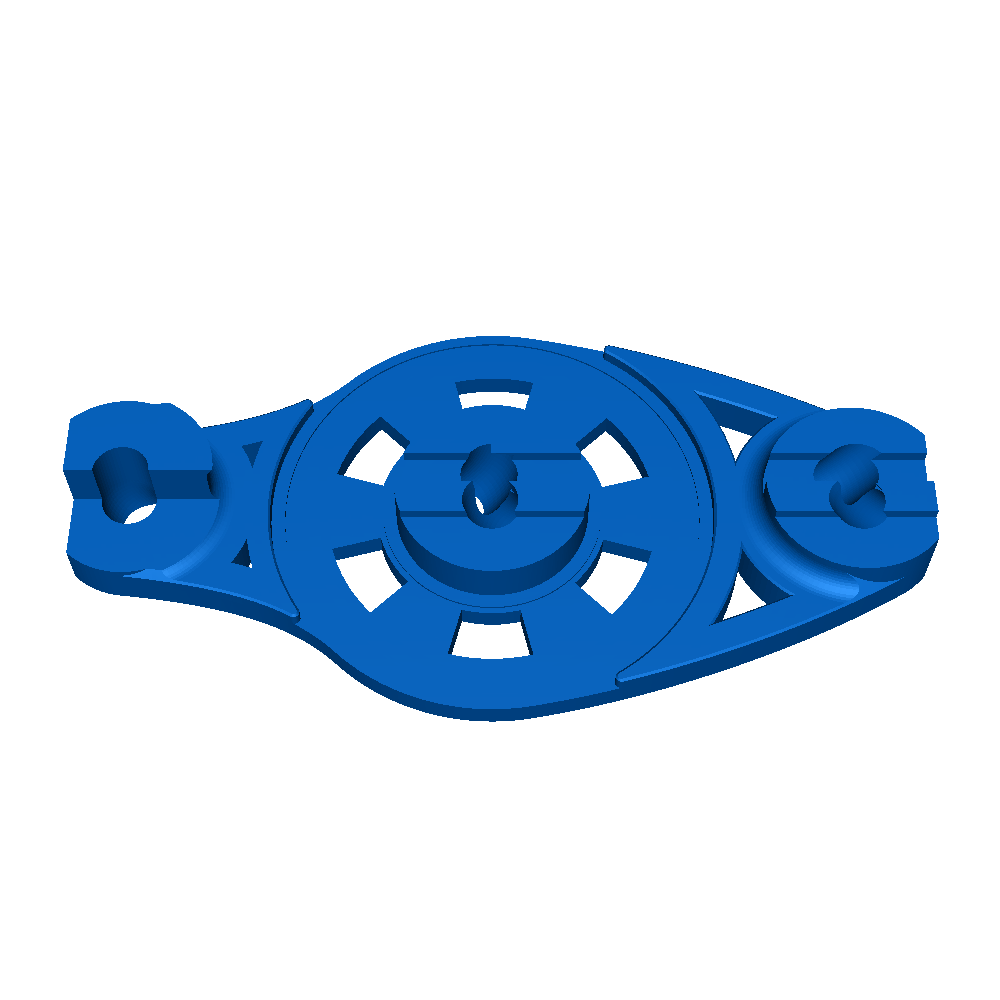 pully (no screw) 4mm rope