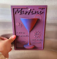 Cocktail 3D Wall Art Decor-2