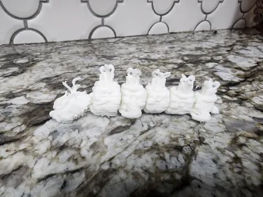Flexible Oriental Christmas Dragon - Cute 3D Printable Model-1