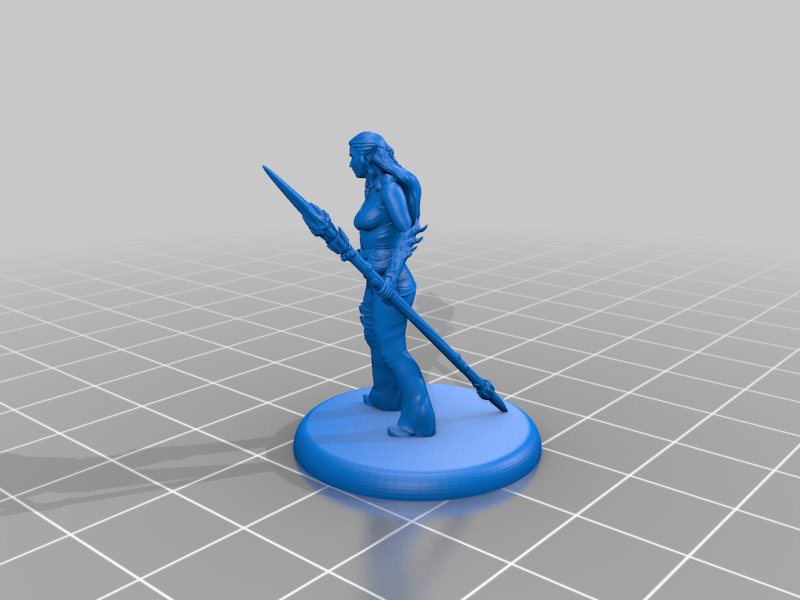 Female Triton - Tabletop Miniature