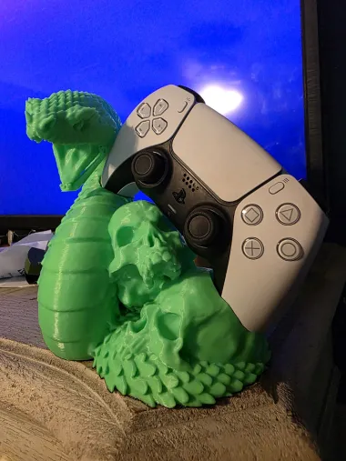 Snake Skull PS5 Controller Holder - Home - PLA - 3D printed product - фото 8