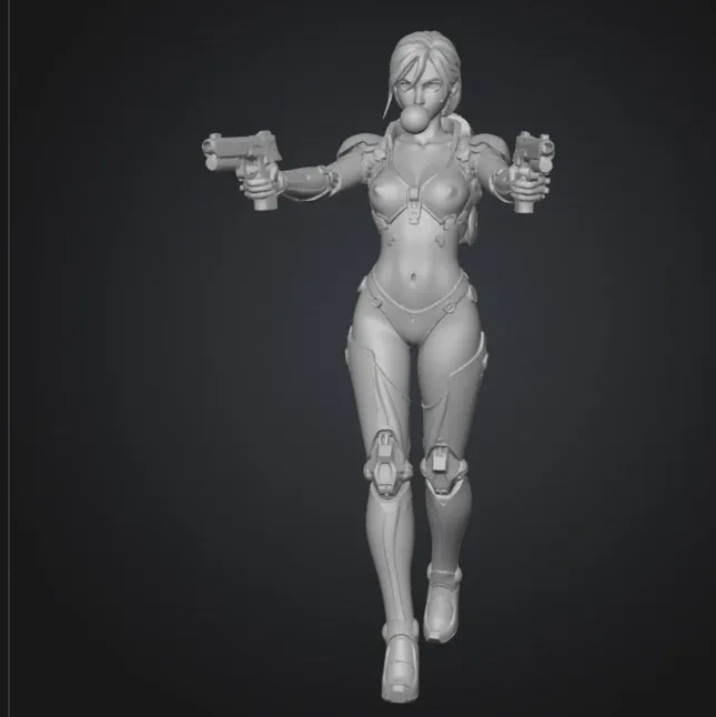 Cybernetic bubble gum assassin 