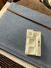 iPhone station with pen holder-2