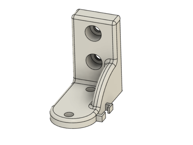 3D Printable Creality Ender-4 BL-Touch Mounting Plate by Shaggy Dog