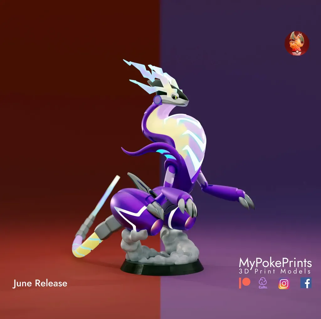 STL file shadow mewtwo pokemon 🐉・Template to download and 3D