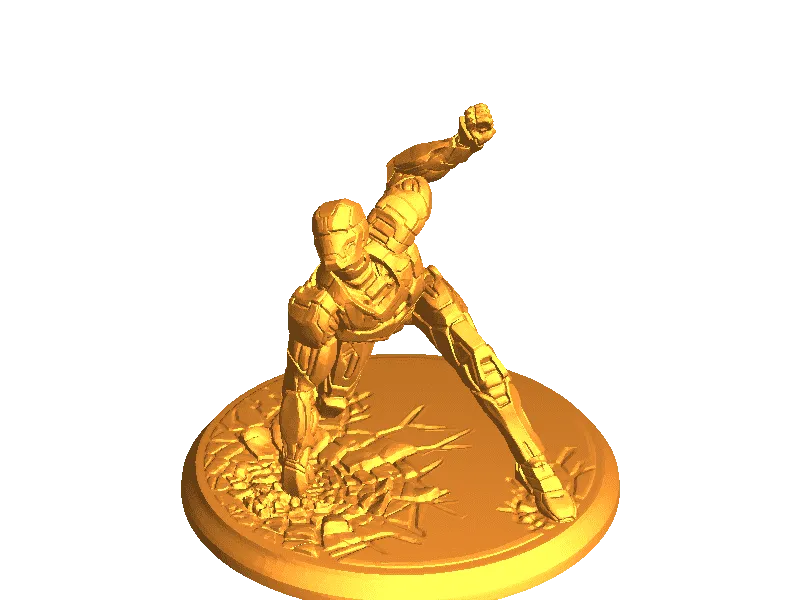 Ironman Superhero landing