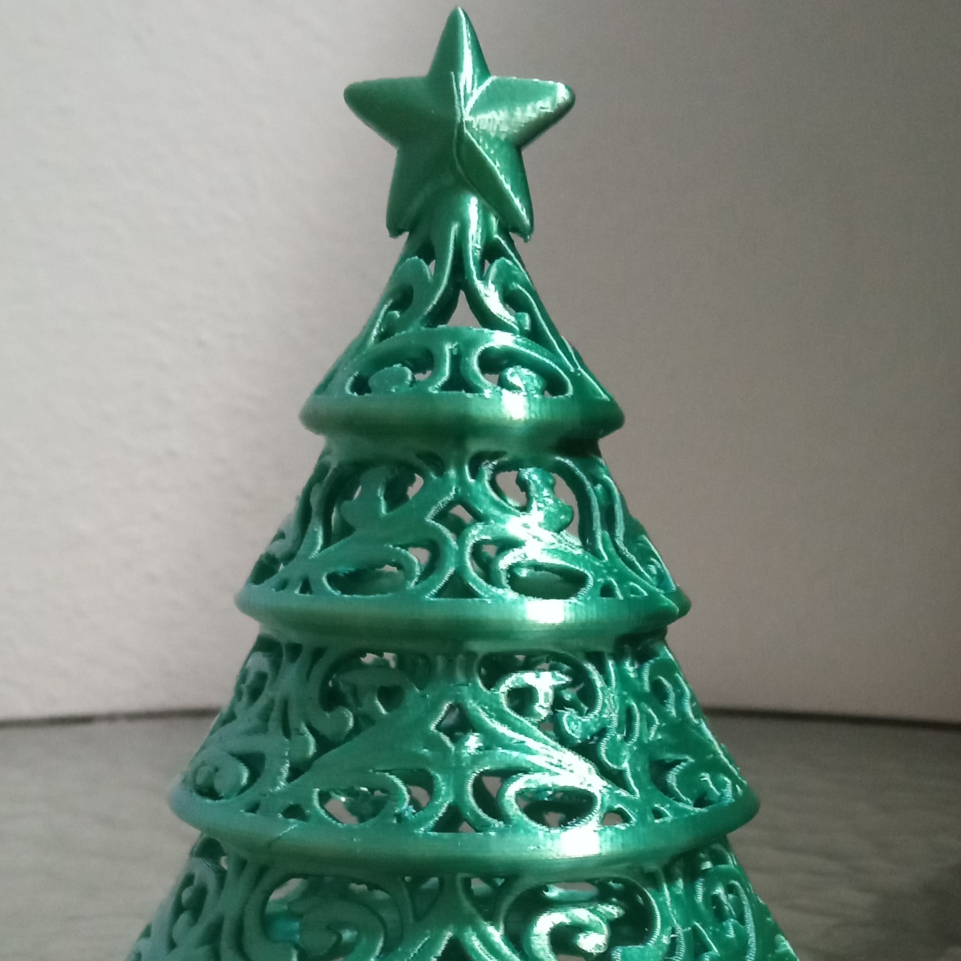 Christmas tree candle holder