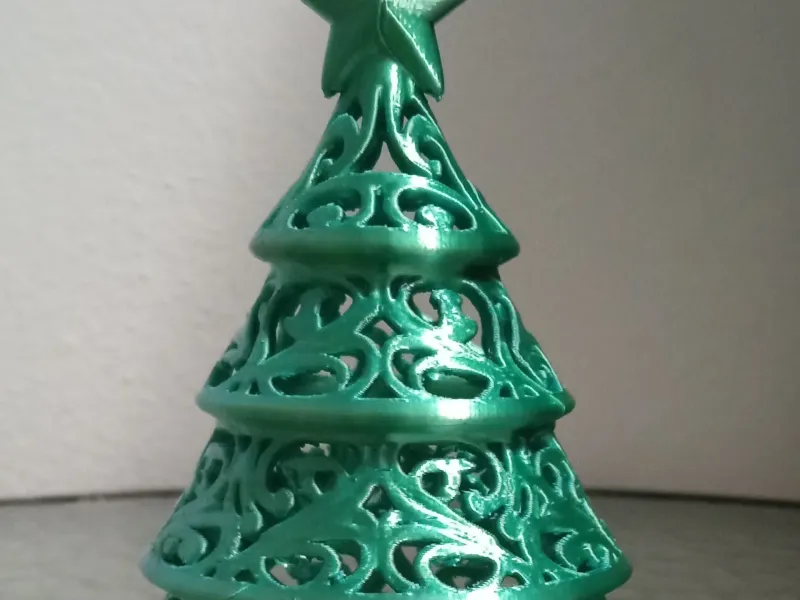 Christmas tree candle holder