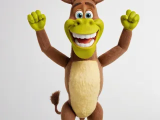 Shrek's Sidekick - The Enthusiastic Donkey