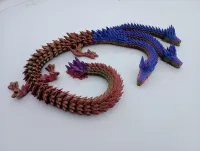 GIANT ARTICULATED DRAGON WITH 3 HEADS FLEXI WIGGLE PET-4