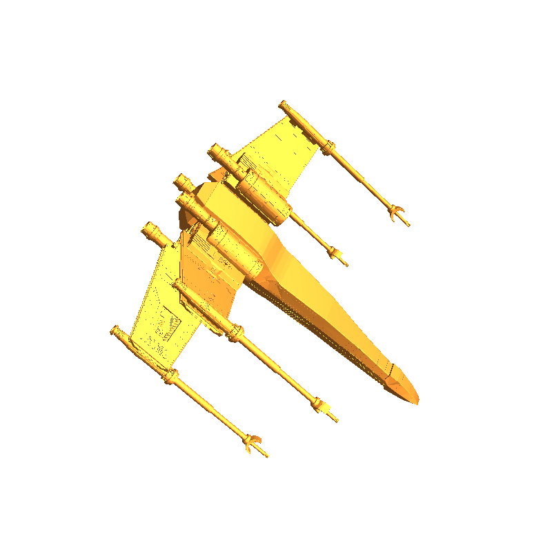 Detailed X-Wing Fighter | 3D models download | Creality Cloud