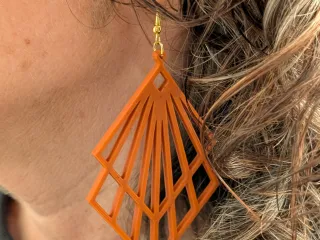 Earring - Diamond Pattern
