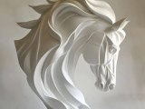 Horse Head - Realistic 3D Sculpture-0