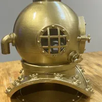 Deep Sea Diver Helmet, with optional skull and stand-5