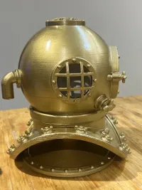 Deep Sea Diver Helmet, with optional skull and stand-5
