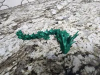 'HORNY DRAGON' - PRINT-IN-PLACE, ARTICULATED DRAGON-2