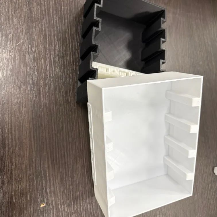 Box for mounting strips
