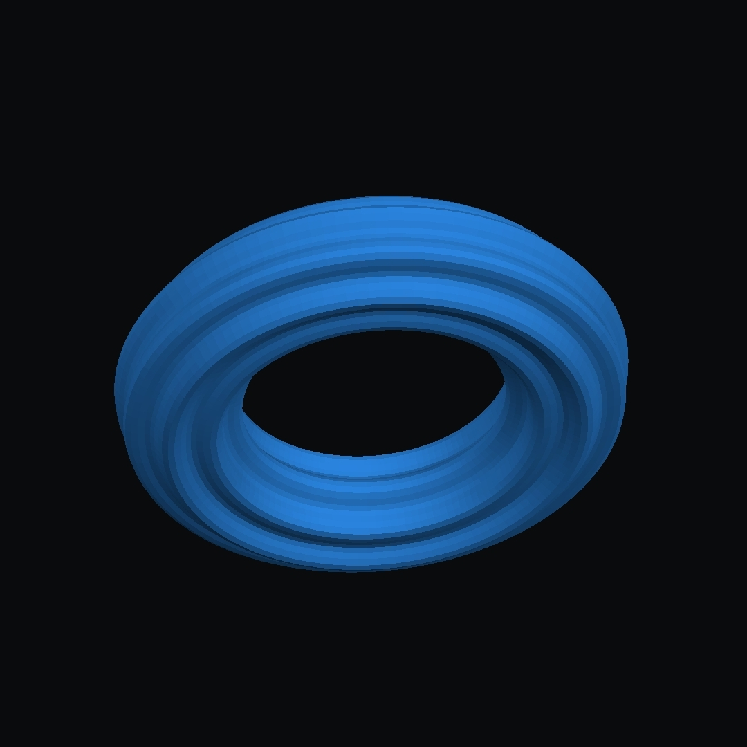 Torus ring printer test