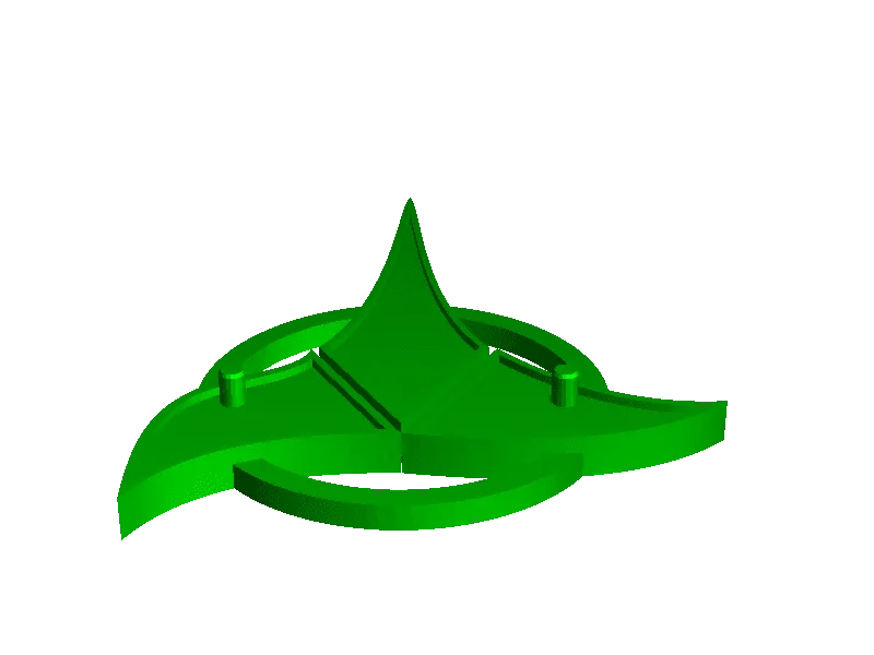 Klingon Figure Stand