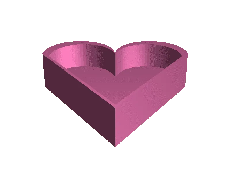 boîte cœur st valentin bas