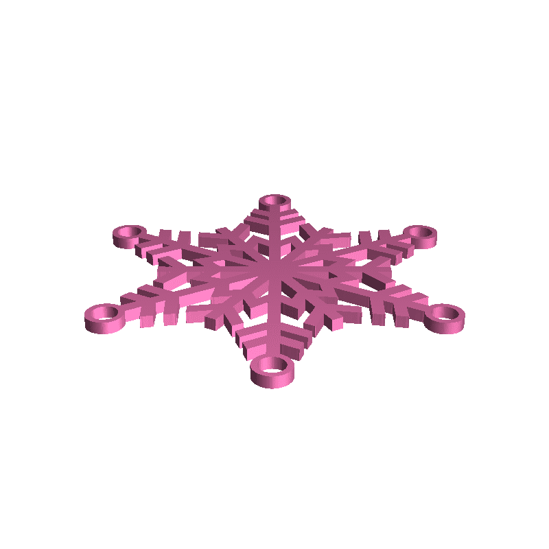 snowflake ornament