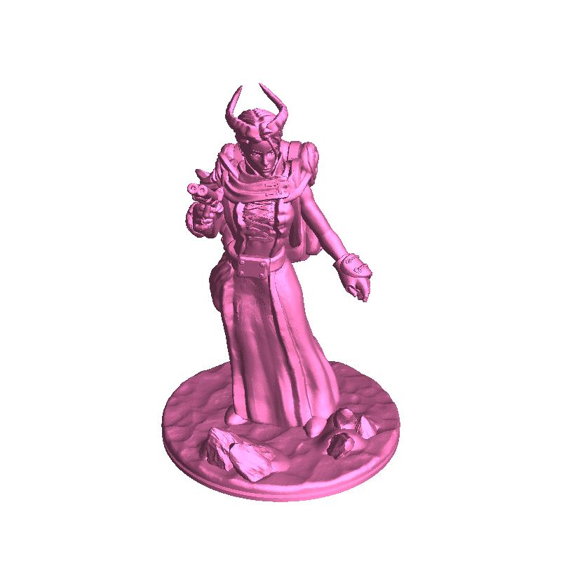 Diana tiefling sniper - desktophero3d sample