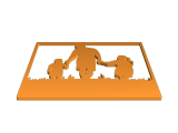Father’s day 3D Silhouette-8