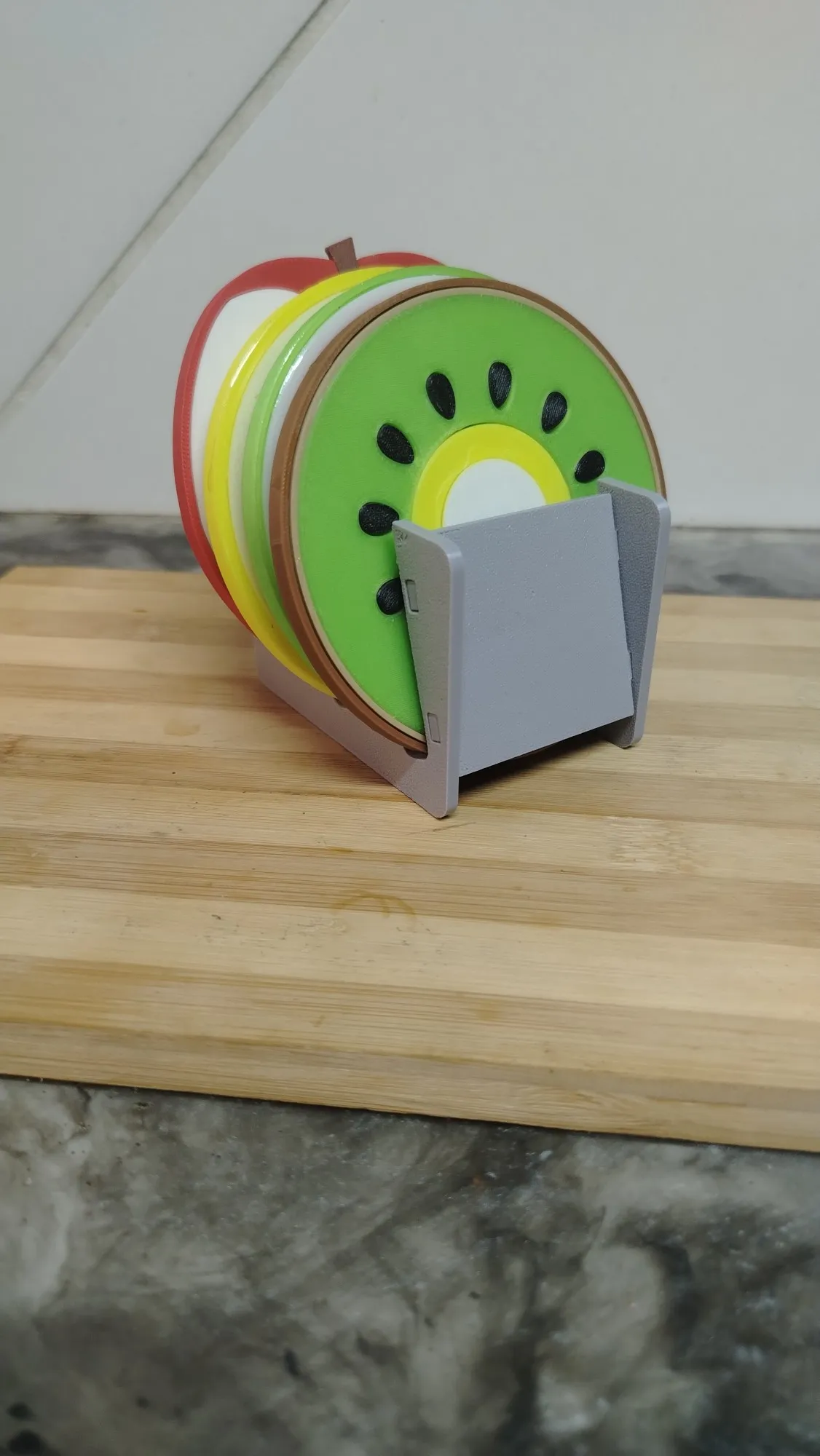 🍉 Fruit Fiesta Stack – 4 Slice Coaster Set 🍍-6