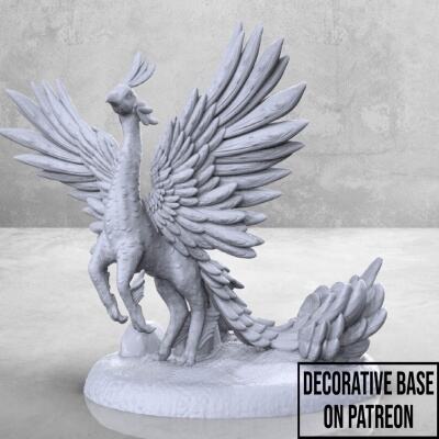 Peacock Griffin - Tabletop Miniature