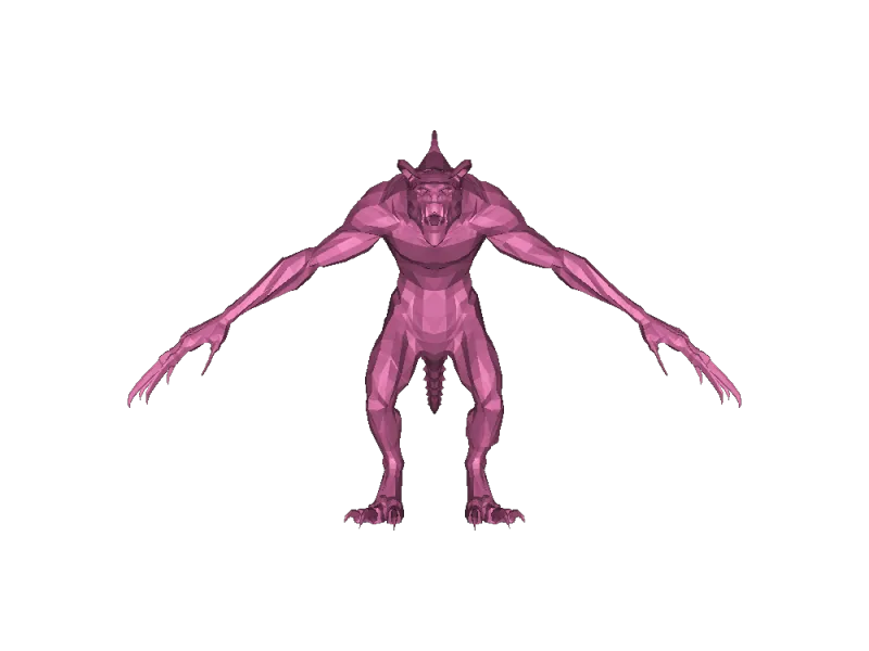 figura de deathclaw (NO ES MIA)