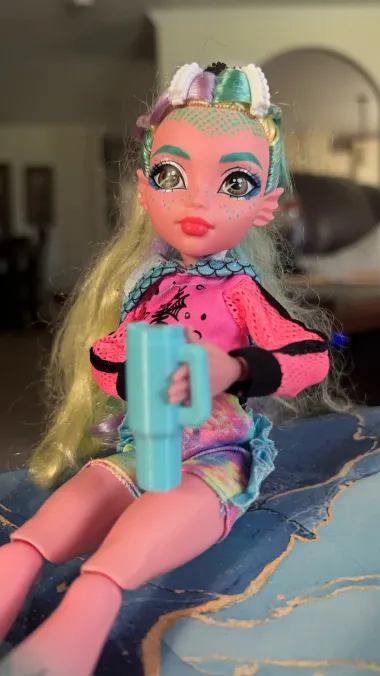 Stanley cup/mug/tumbler as Barbie accessories or keychain-1