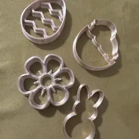 12 Easter Cookie Cutters Bundle - Eggs, peeps, chicks & more-0