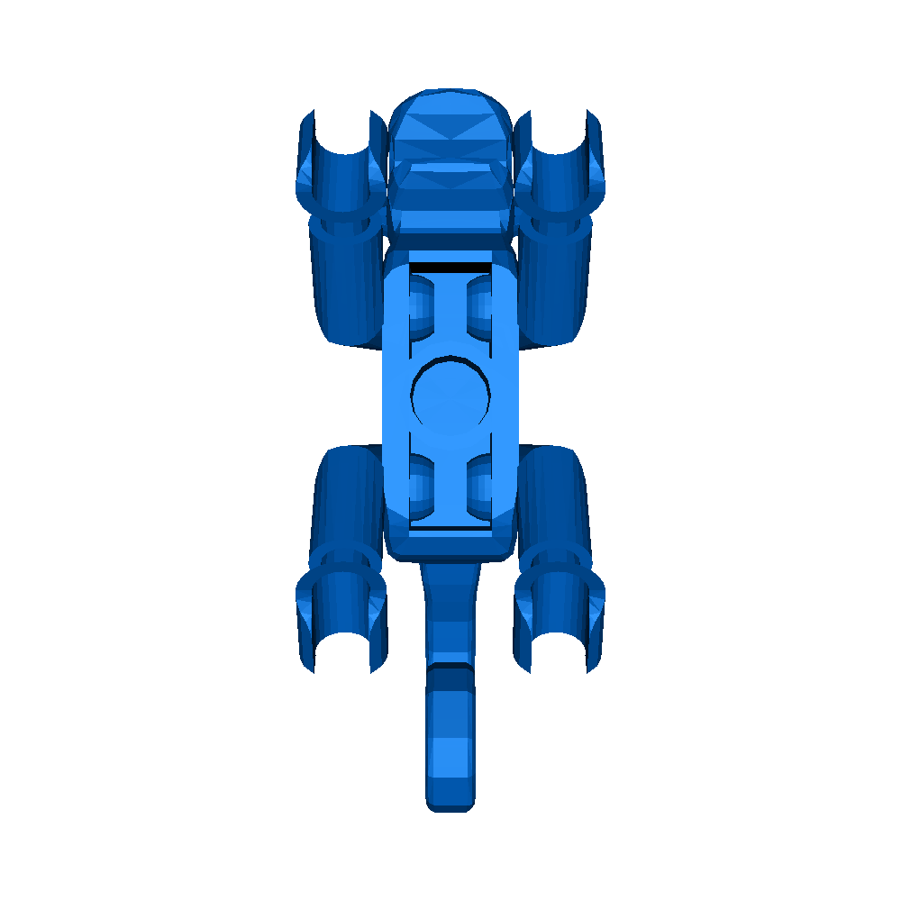 Minifigurero LEGO mono clásico