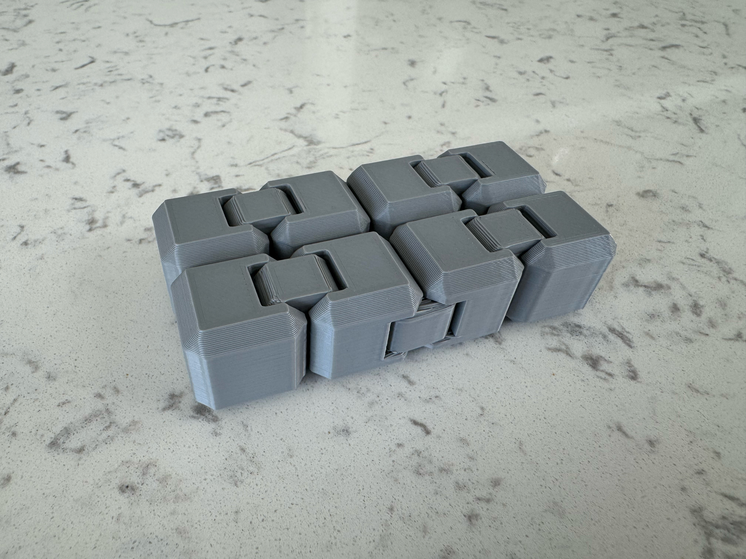 Check out this awesome Infinity Cube I just printed on my Creality K1C ...