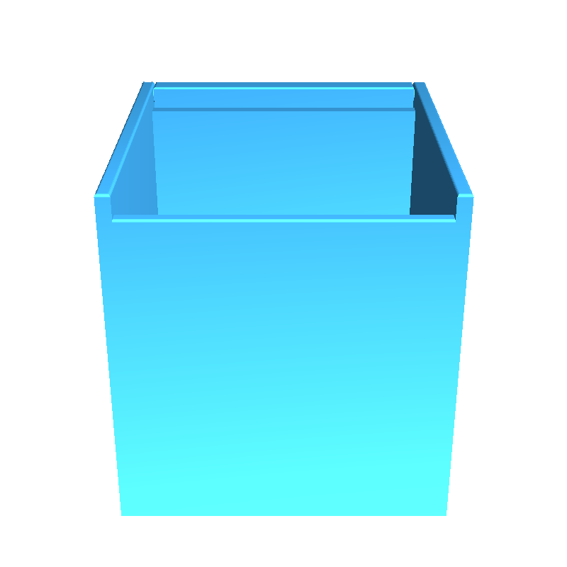 Hinged 3x3 Rubik Cube Box