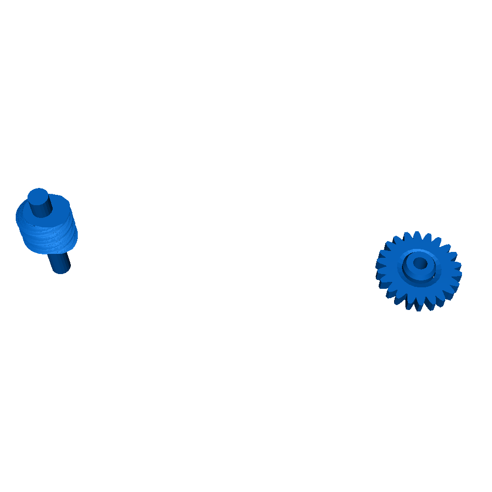 scx24 worm gear 3D models download Creality Cloud