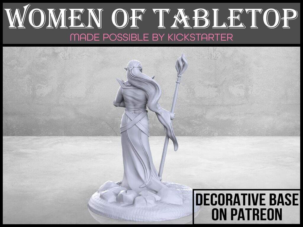 Elven Sorceress - Tabletop Miniature